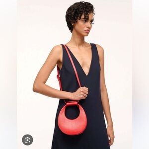 Staud Good Night Moon Bag Red Rose